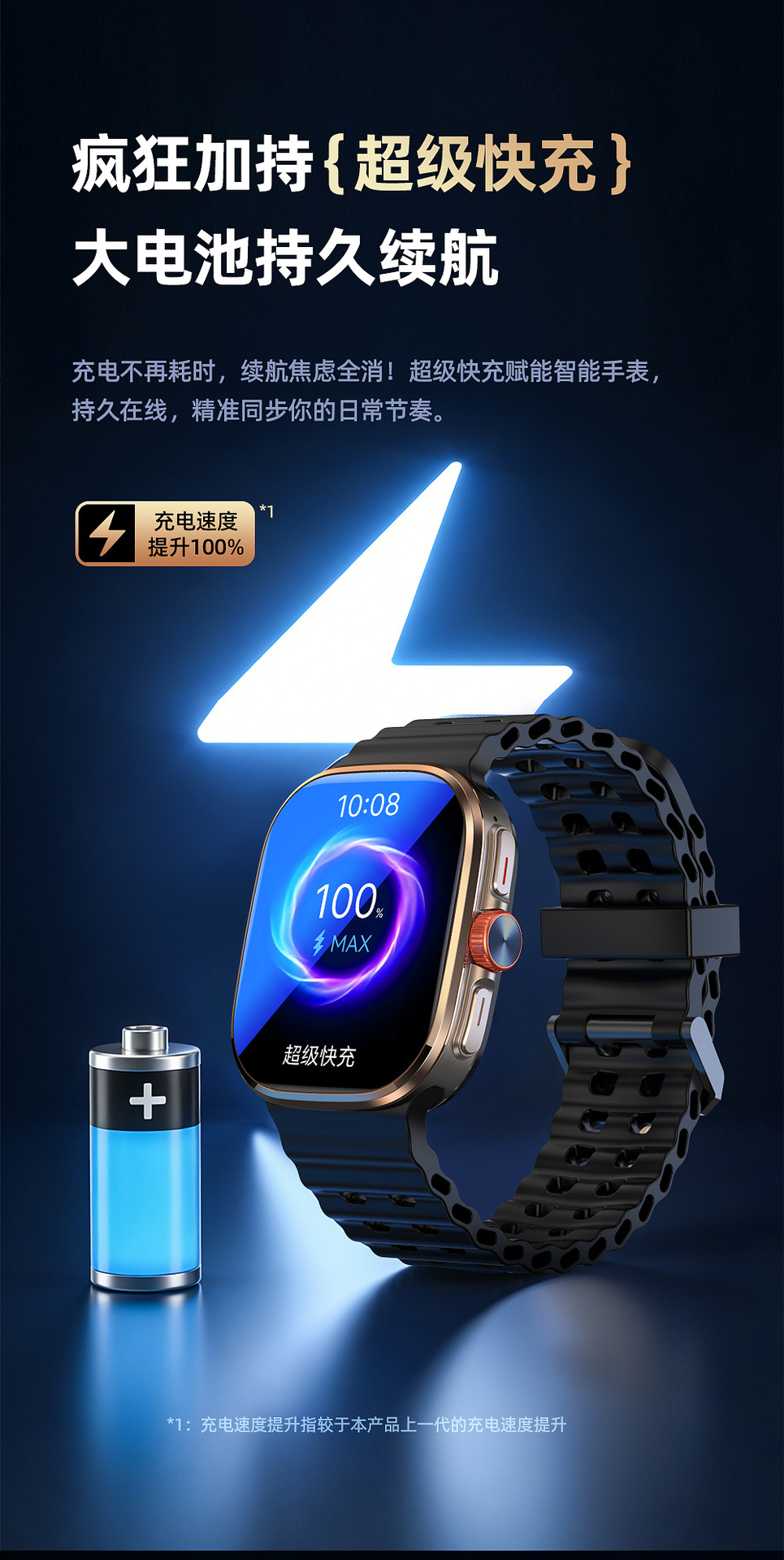 小狮2026旗舰智能手表四核5G全网通大模型安卓AI手表-6