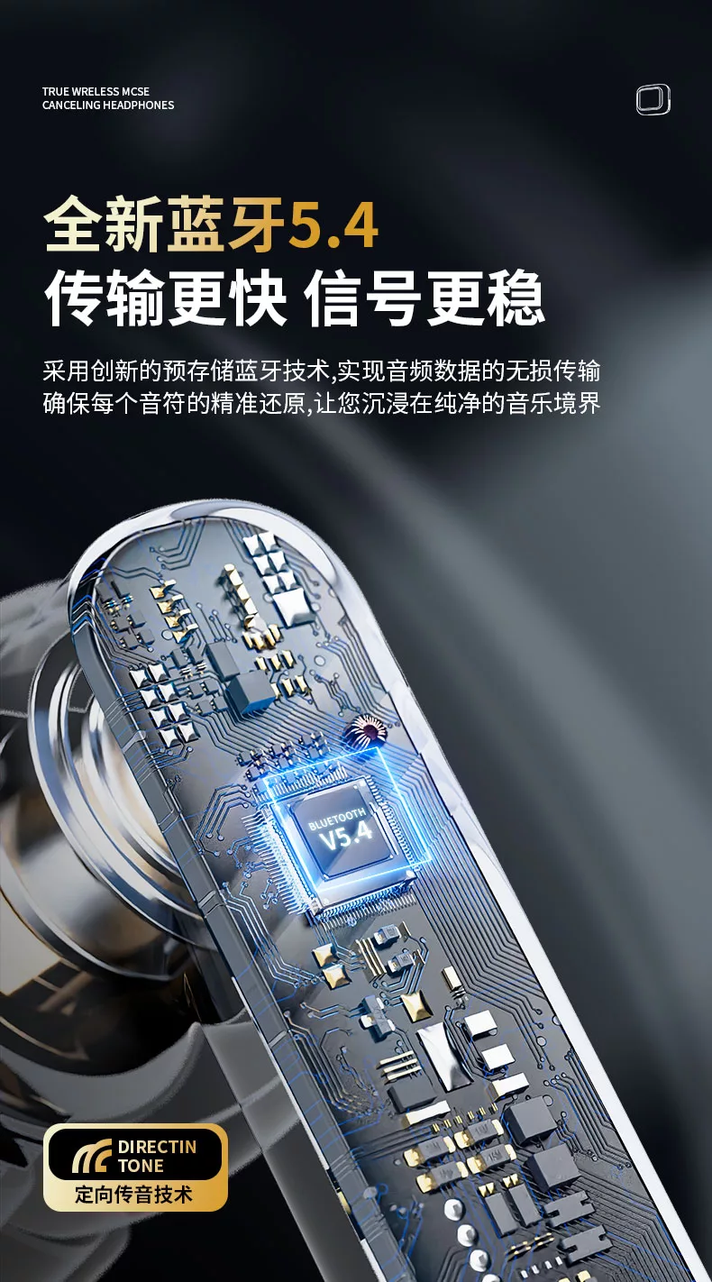 小狮ai蓝牙耳机运动屏显主动降噪长续航高音质多功能耳机