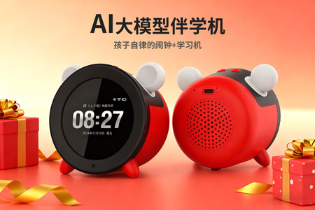 小狮AI智能闹钟伴学机Y5
